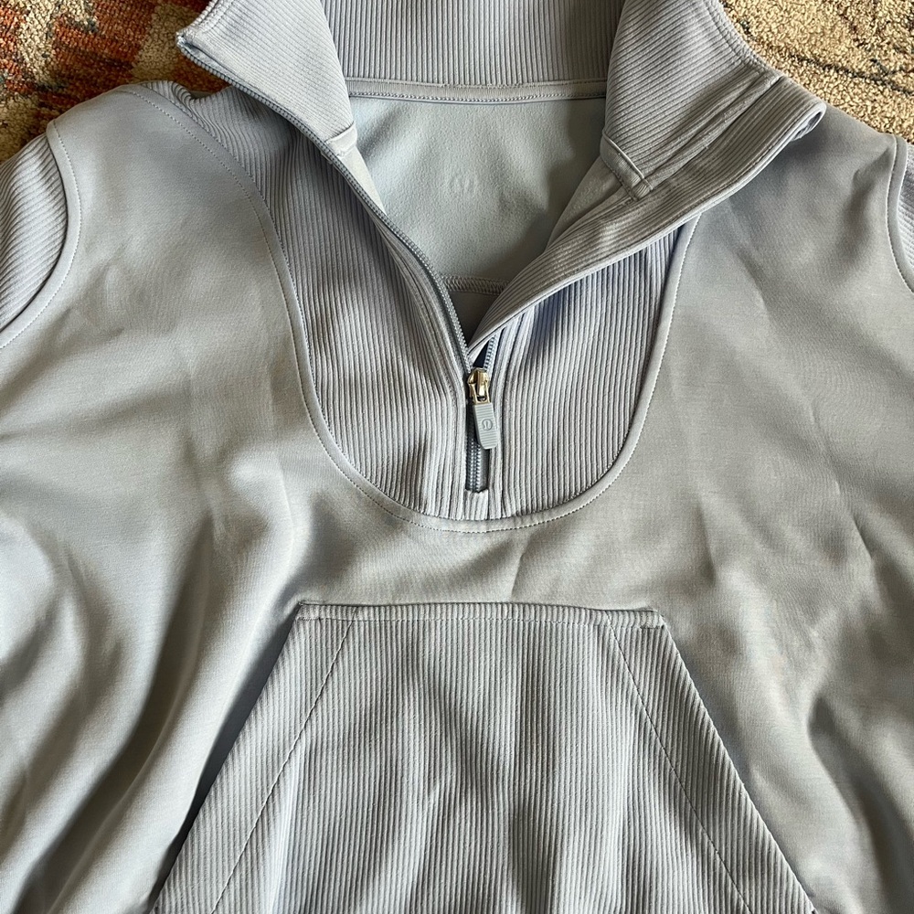 lululemon Brushed Softstreme Half-zip Sweatshirt - Picture 2 of 3